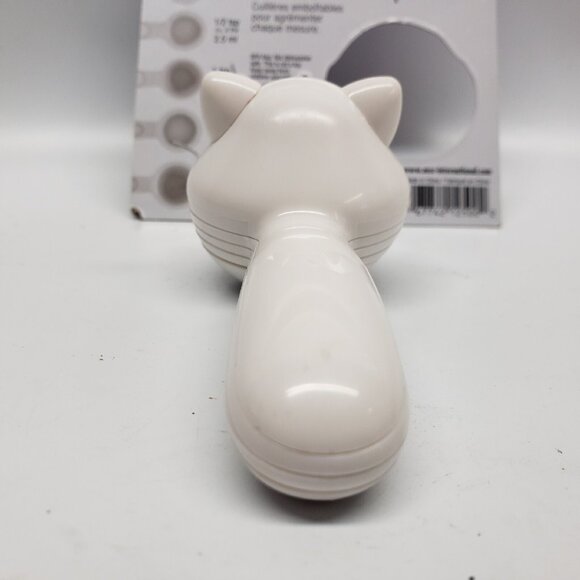 New Joie Cat Measuring Spoon Set Meow 5 Piece White - Picture 13 of 15